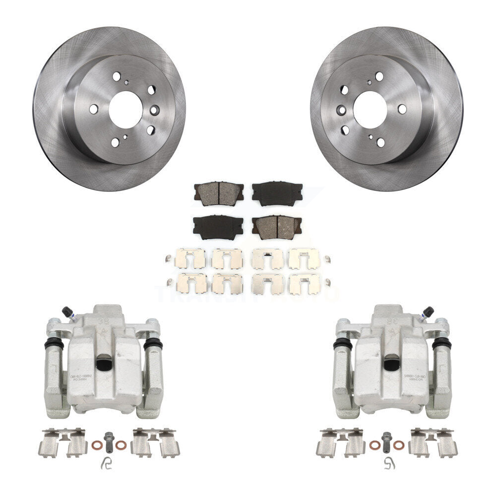 Transit Auto KC8-100535S Disc Brake Kit for 2012-2018 Lexus ES300h, Lexus ES350, Toyota Avalon & more - Rear product image