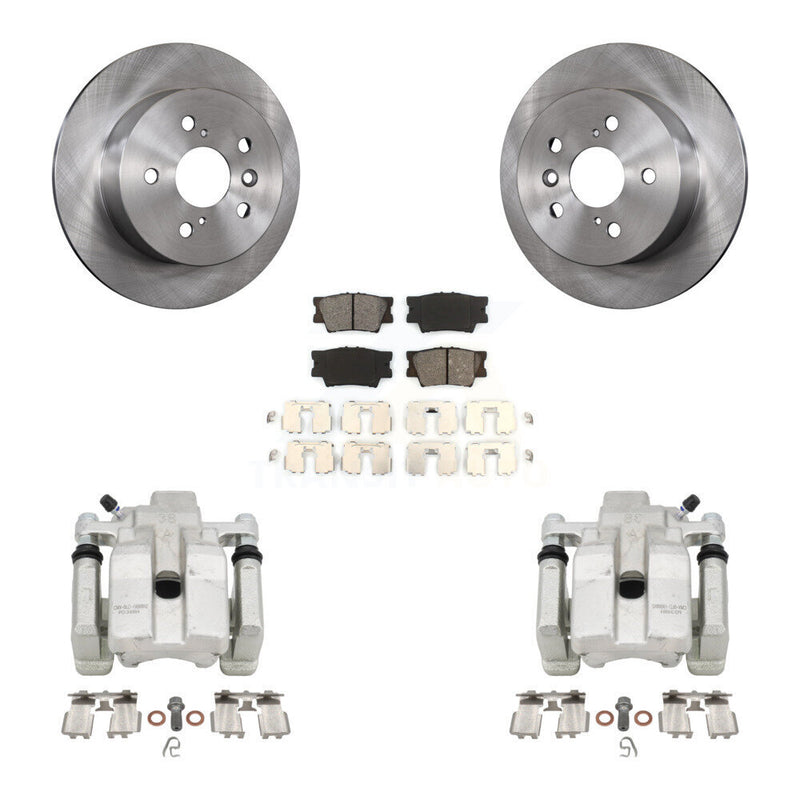 Transit Auto KC8-100535S Disc Brake Kit for 2012-2018 Lexus ES300h, Lexus ES350, Toyota Avalon & more - Rear product image