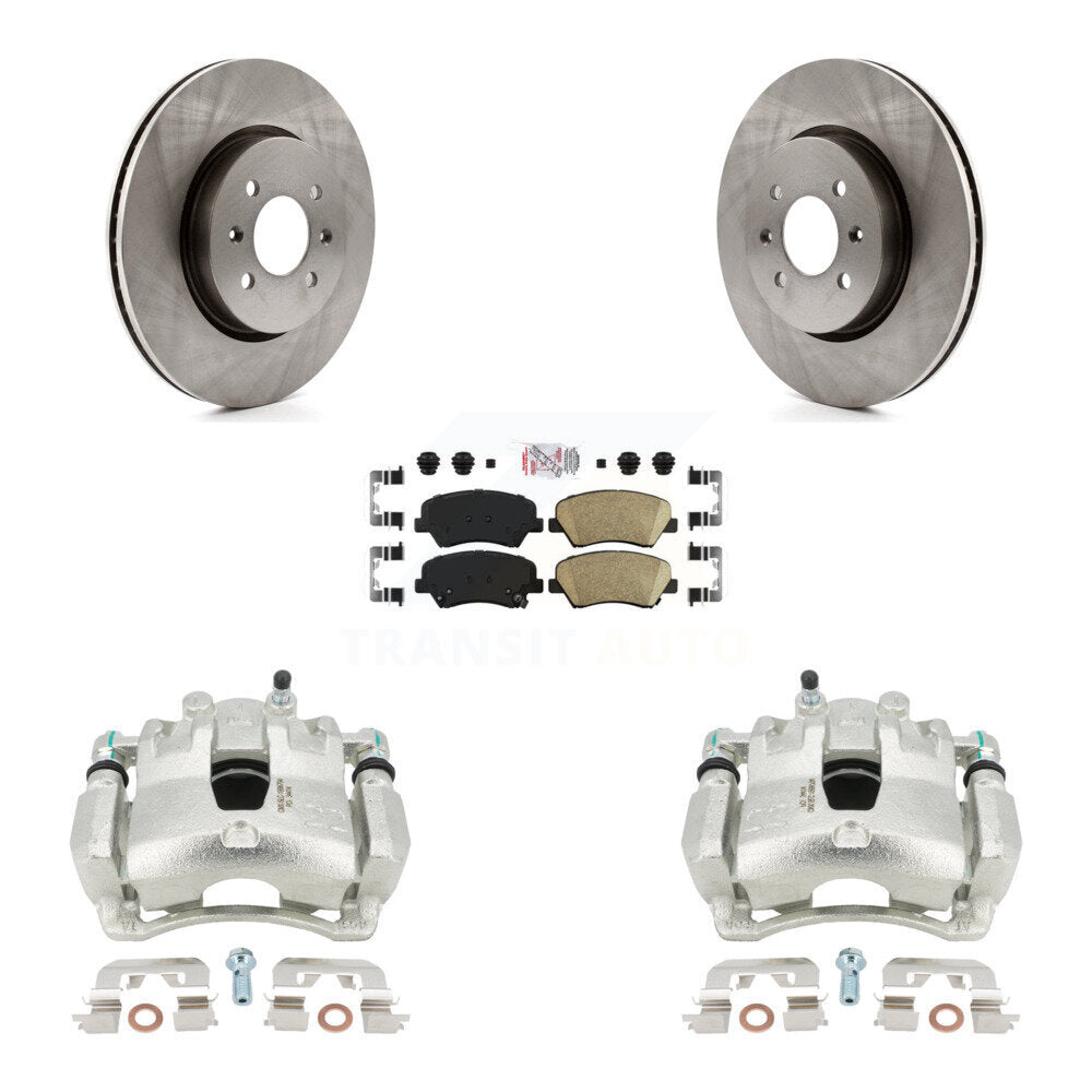 Transit Auto KC8-100536N Disc Brake Kit for 2017 Kia Rio - Front product image