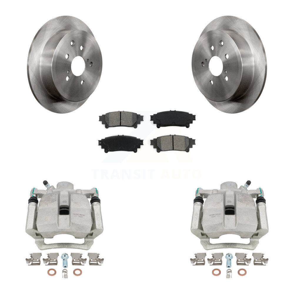 Transit Auto KC8-100536S Disc Brake Kit for 2012-2020 Toyota Highlander, Lexus RX350, Lexus RX450h & more - Rear product image