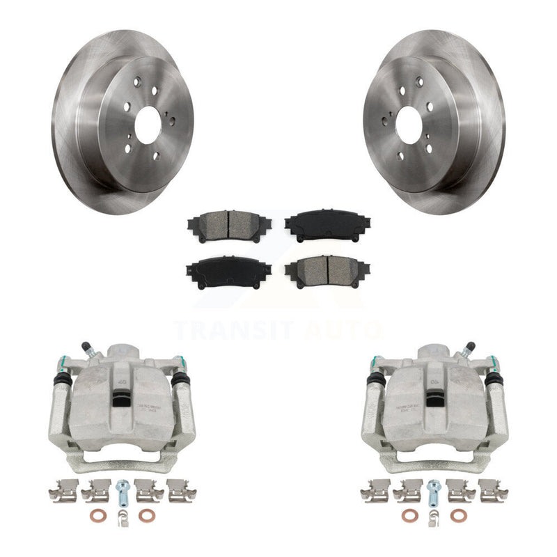Transit Auto KC8-100536S Disc Brake Kit for 2012-2020 Toyota Highlander, Lexus RX350, Lexus RX450h & more - Rear product image
