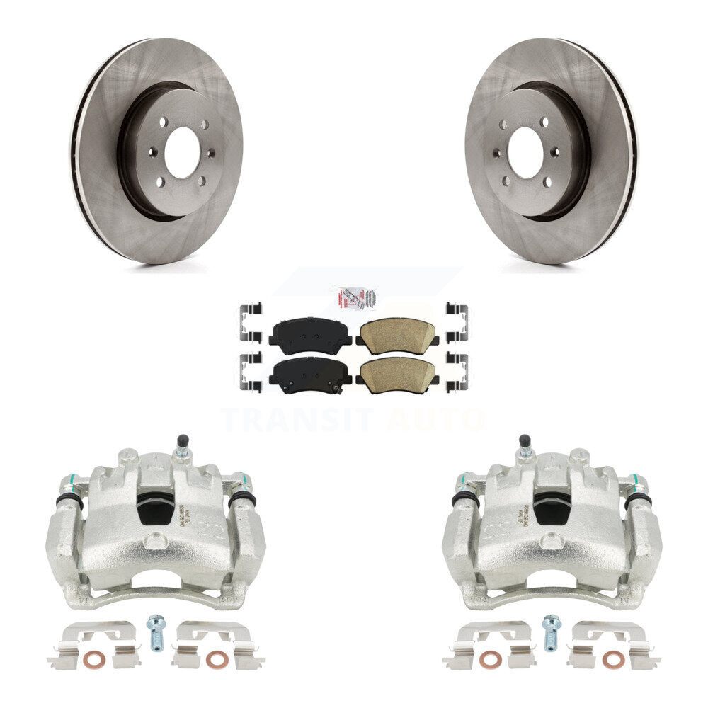 Transit Auto KC8-100537N Disc Brake Kit for 2017 Kia Rio - Front product image