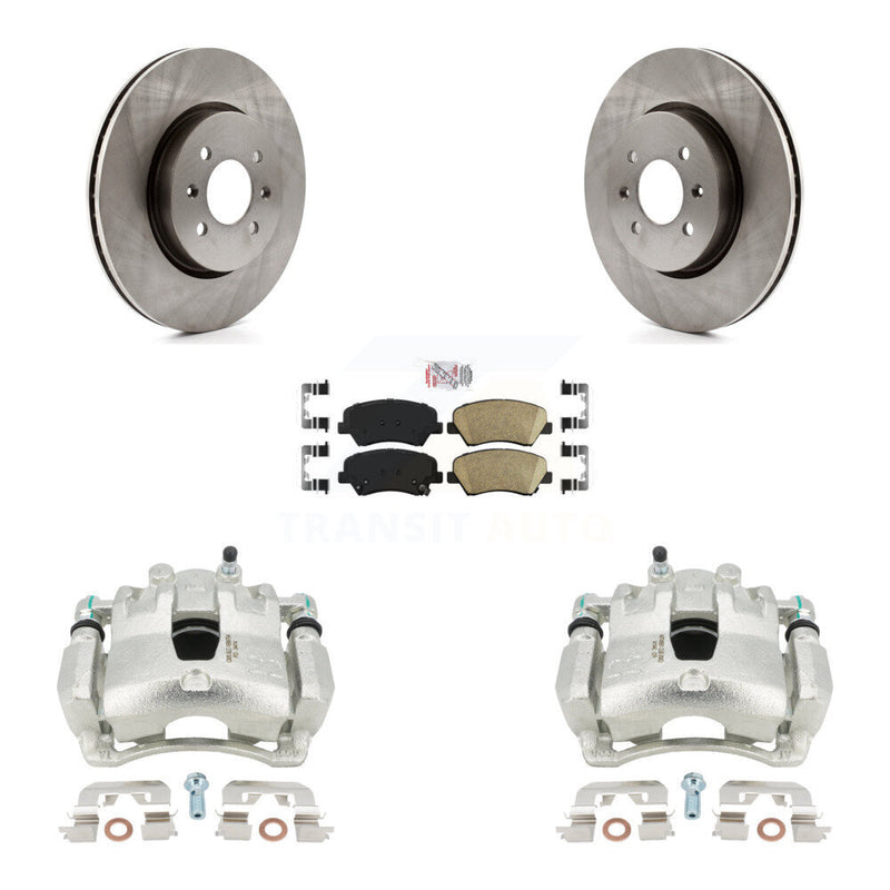 Transit Auto KC8-100537N Disc Brake Kit for 2017 Kia Rio - Front product image