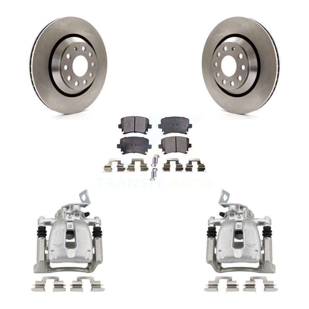 Transit Auto KC8-100542P Disc Brake Kit for 2009 Volkswagen CC, Volkswagen Passat, Volkswagen Passat CC - Rear product image