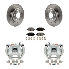 Transit Auto KC8-100548P Disc Brake Kit for 2016-2020 Chevrolet Equinox, GMC Terrain, Chevrolet Malibu - Rear product image