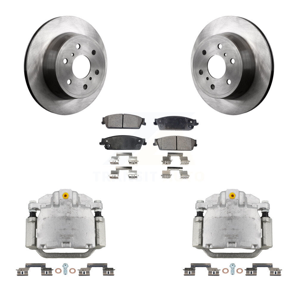 Transit Auto KC8-100549P Disc Brake Kit for 2007-2014 Chevrolet Silverado 1500, GMC Sierra 1500, Cadillac Escalade & more - Rear product image