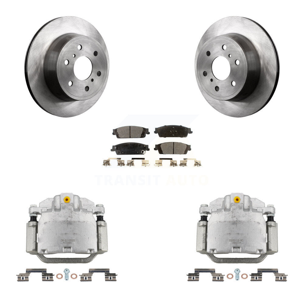 Transit Auto KC8-100550P Disc Brake Kit for 2014-2020 Chevrolet Suburban, Chevrolet Silverado 1500 LD, GMC Sierra 1500 Limited & more - Rear product image