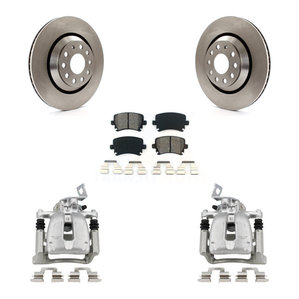 Transit Auto KC8-100552S Disc Brake Kit for 2009 Volkswagen CC, Volkswagen Passat, Volkswagen Passat CC - Rear product image