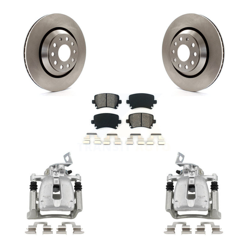 Transit Auto KC8-100552S Disc Brake Kit for 2009 Volkswagen CC, Volkswagen Passat, Volkswagen Passat CC - Rear product image