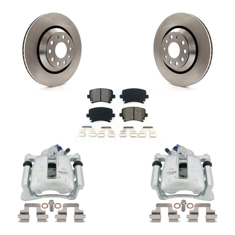 Transit Auto KC8-100554S Disc Brake Kit for 2009-2010 Volkswagen CC, Volkswagen Passat CC - Rear product image