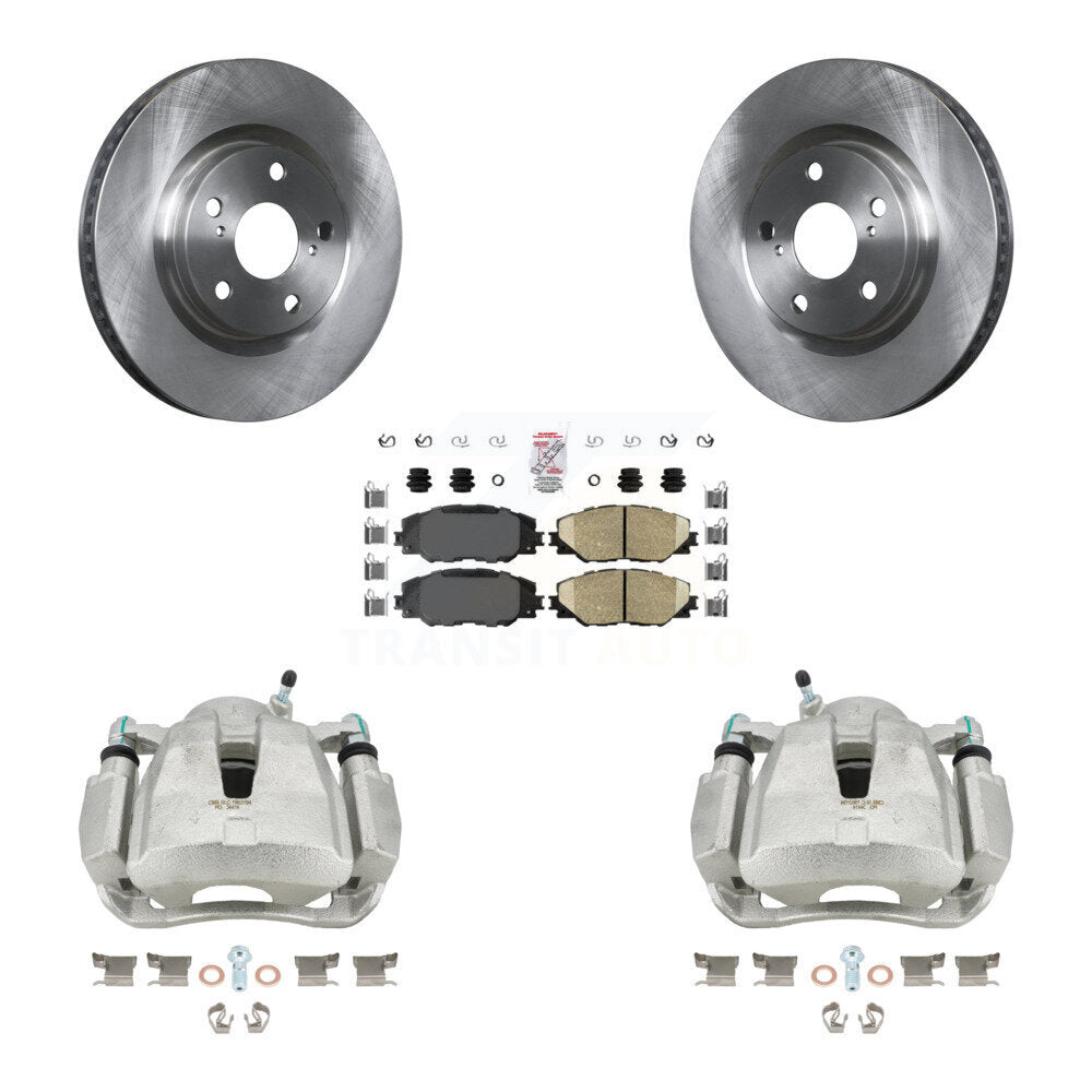 Transit Auto KC8-100556N Disc Brake Kit for 2006-2020 Toyota RAV4, Toyota Corolla iM, Scion iM & more - Front product image