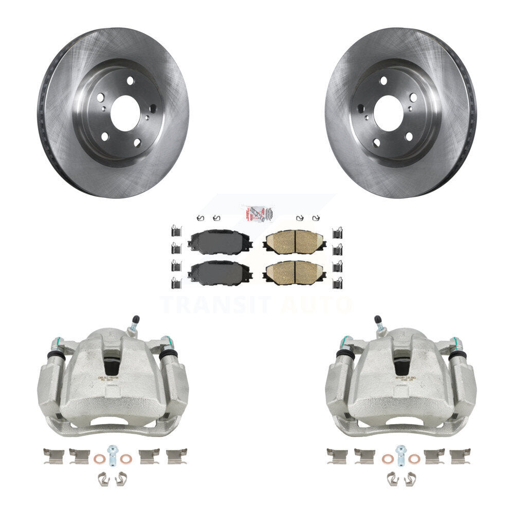Transit Auto KC8-100557N Disc Brake Kit for 2006-2020 Toyota RAV4, Toyota Corolla iM, Scion iM & more - Front product image