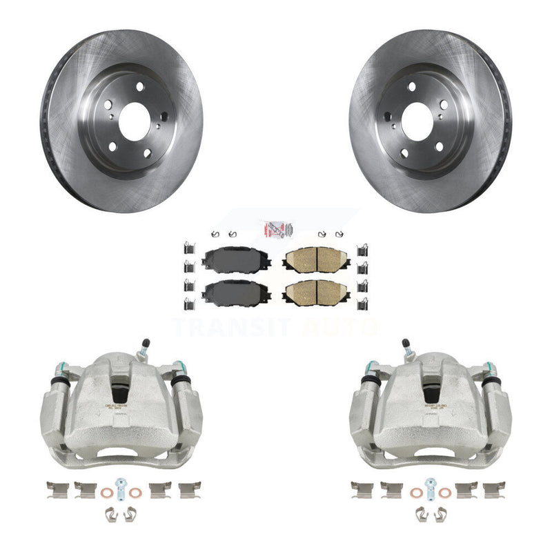 Transit Auto KC8-100557N Disc Brake Kit for 2006-2020 Toyota RAV4, Toyota Corolla iM, Scion iM & more - Front product image