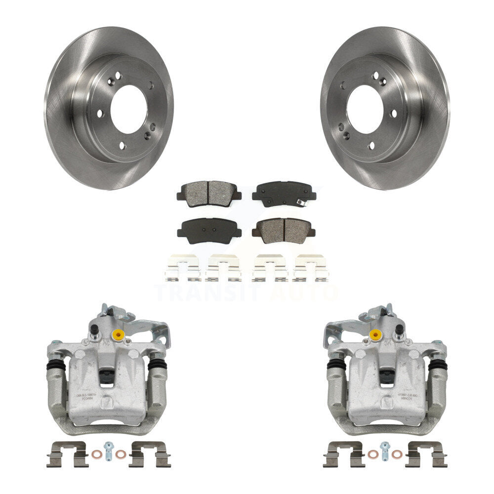 Transit Auto KC8-100562S Disc Brake Kit for 2013-2017 Hyundai Elantra GT, Kia Forte, Kia Forte Koup & more - Rear product image