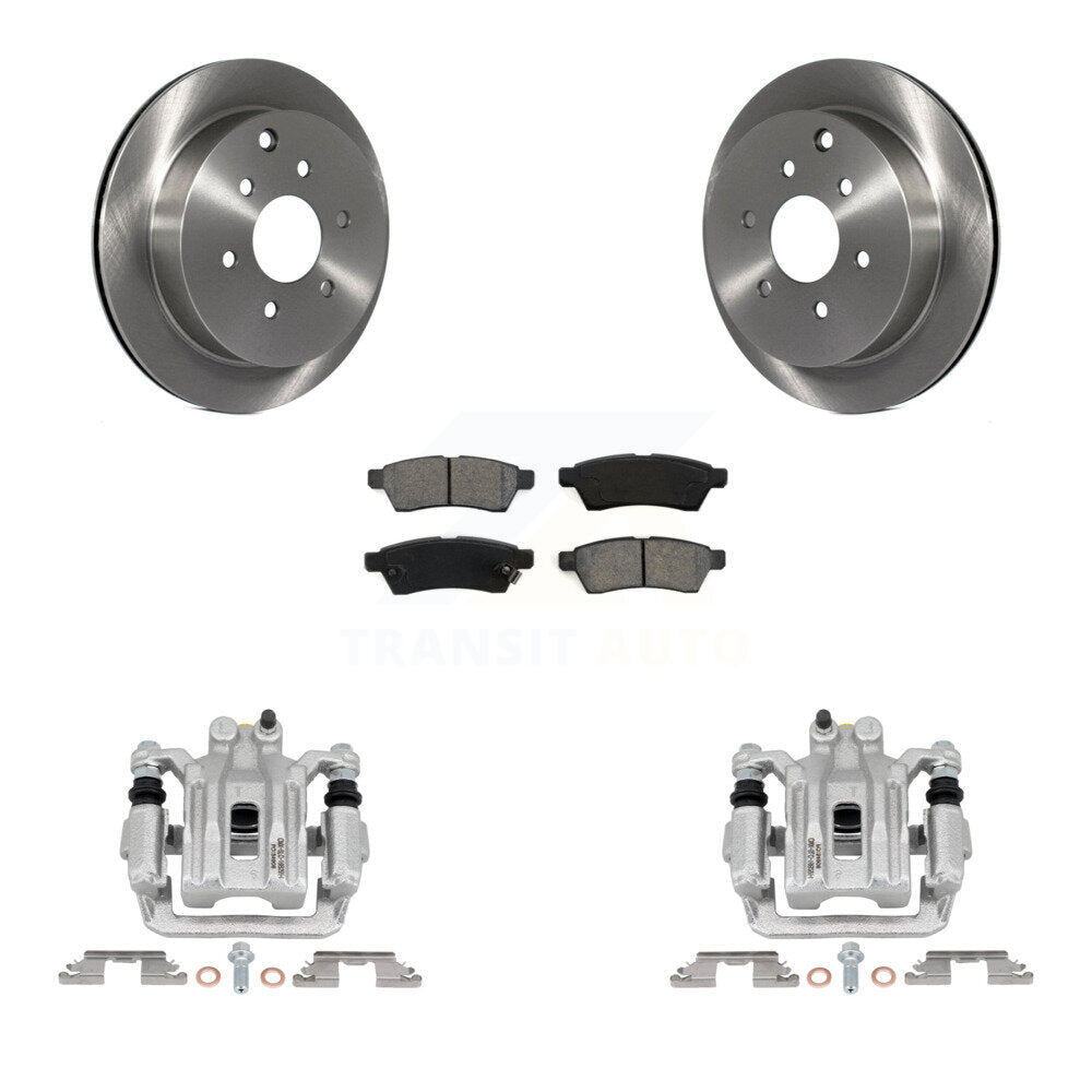 Transit Auto KC8-100573S Disc Brake Kit for 2005-2022 Suzuki Equator, Nissan Xterra, Nissan Frontier - Rear product image