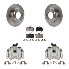 Transit Auto KC8-100575P Disc Brake Kit for 1999-2009 Volkswagen Jetta City, Volkswagen Jetta, Volkswagen Golf - Rear product image