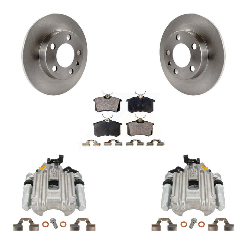 Transit Auto KC8-100575P Disc Brake Kit for 1999-2009 Volkswagen Jetta City, Volkswagen Jetta, Volkswagen Golf - Rear product image
