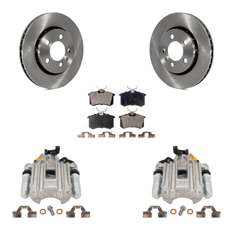 Transit Auto KC8-100576P Disc Brake Kit for 2002-2005 Volkswagen Jetta, Volkswagen Golf - Rear product image