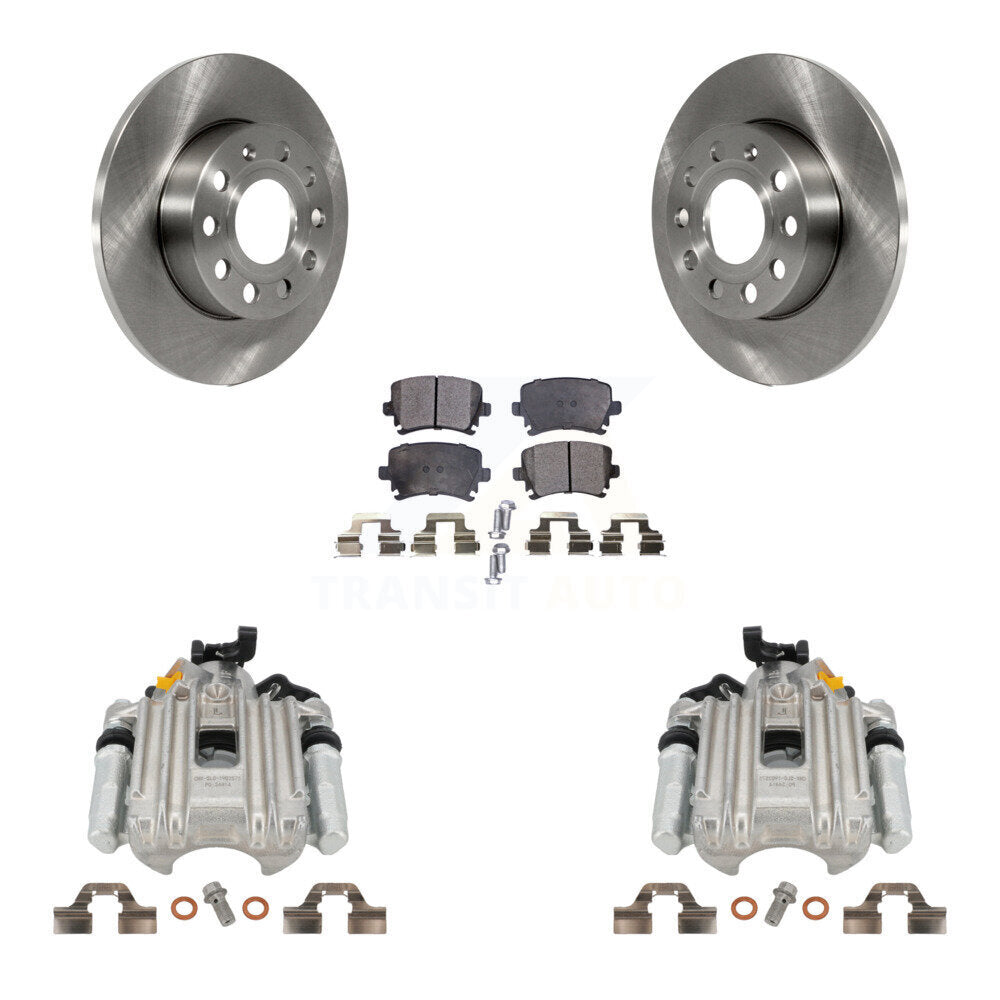 Transit Auto KC8-100578P Disc Brake Kit for 2005 Volkswagen Jetta - Rear product image