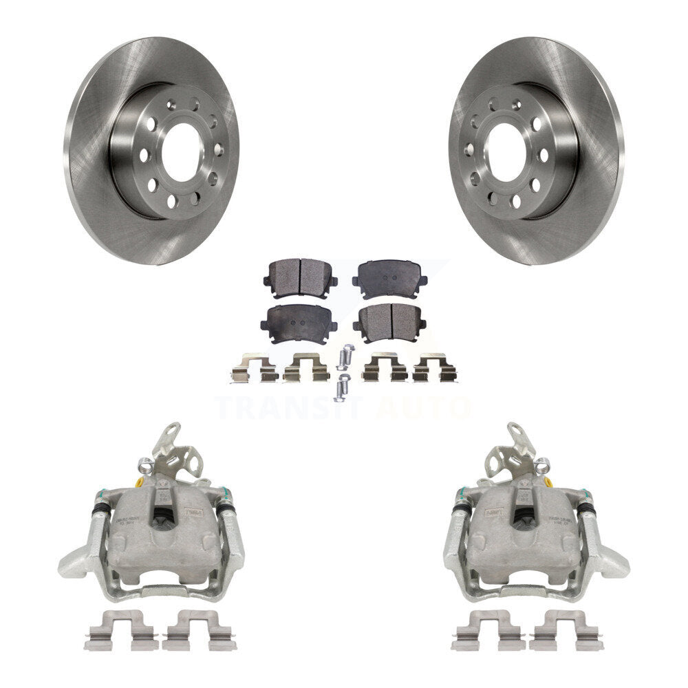 Transit Auto KC8-100579P Disc Brake Kit for 2005-2009 Volkswagen Jetta, Volkswagen Rabbit - Rear product image