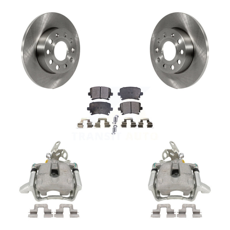 Transit Auto KC8-100579P Disc Brake Kit for 2005-2009 Volkswagen Jetta, Volkswagen Rabbit - Rear product image