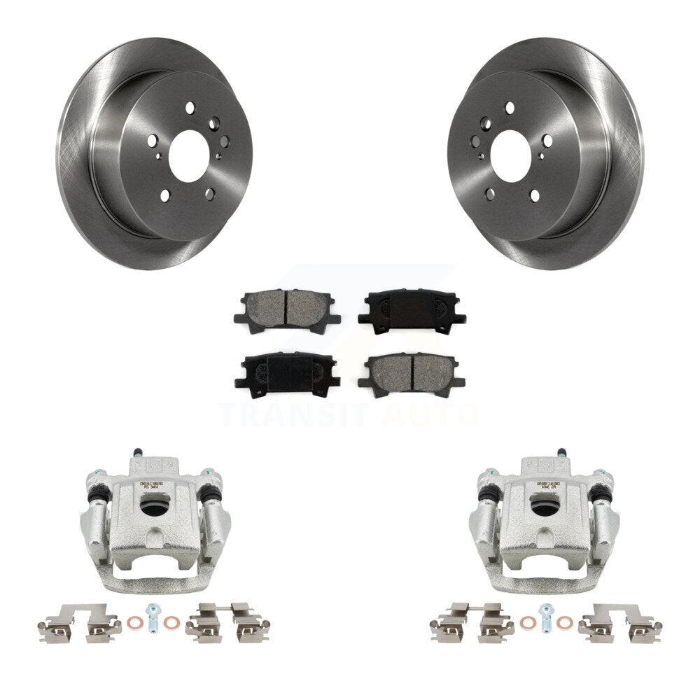 Transit Auto KC8-100582S Disc Brake Kit for 2004-2009 Lexus RX350, Lexus RX400h, Toyota Highlander & more - Rear product image