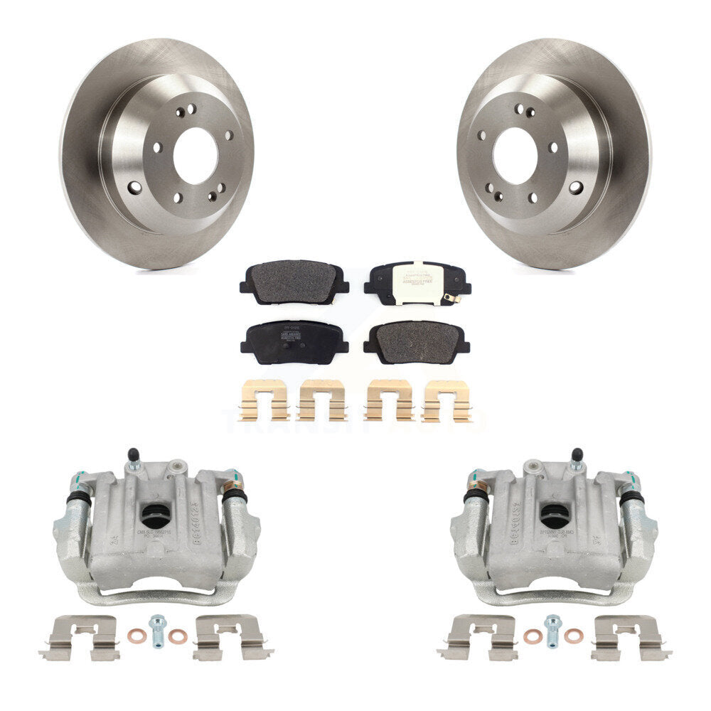 Transit Auto KC8-100584P Disc Brake Kit for 2016-2020 Hyundai Santa Fe Sport, Kia Sorento - Rear product image