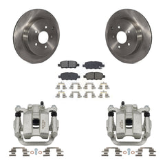 Transit Auto KC8-100584S Disc Brake Kit for 2003-2009 Nissan Quest, Nissan Murano - Rear product image