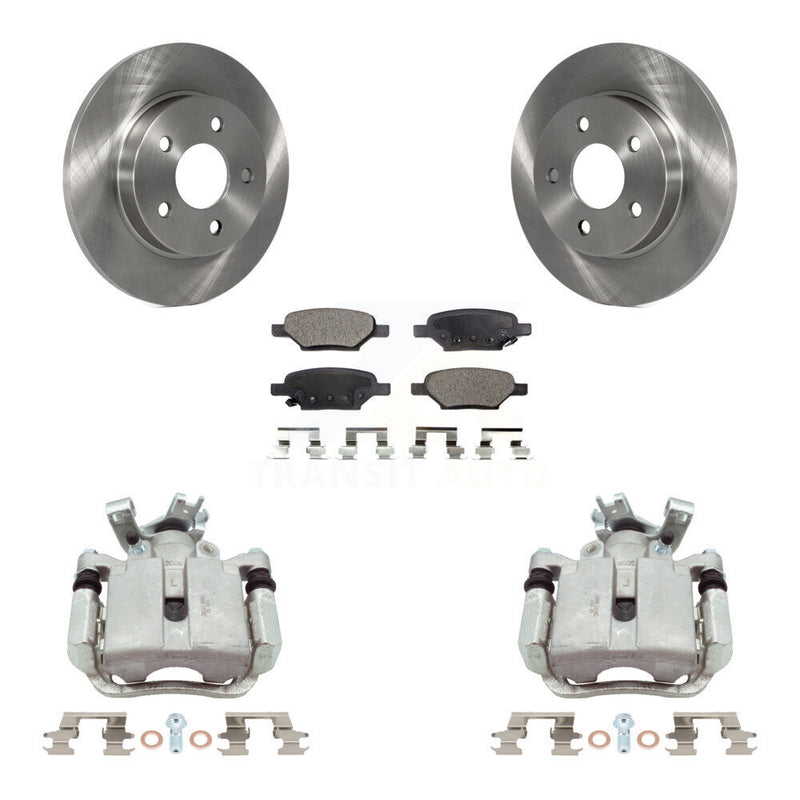 Transit Auto KC8-100585P Disc Brake Kit for 2004-2012 Chevrolet HHR, Pontiac G5, Chevrolet Cobalt & more - Rear product image