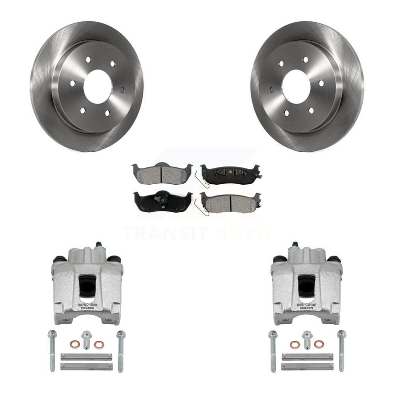 Transit Auto KC8-100587S Disc Brake Kit for 2004-2015 Nissan Armada, INFINITI QX56, Nissan Pathfinder Armada & more - Rear product image