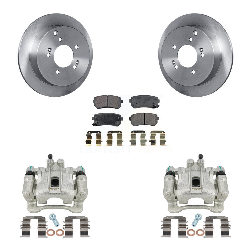 Transit Auto KC8-100589P Disc Brake Kit for 2010-2016 Kia Sportage, Hyundai Tucson - Rear product image