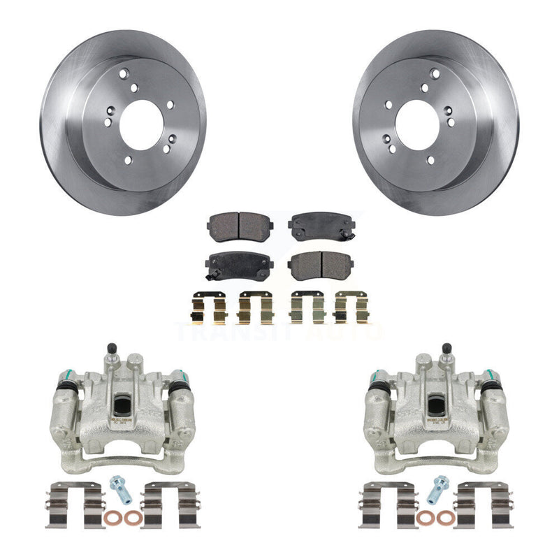 Transit Auto KC8-100589P Disc Brake Kit for 2010-2016 Kia Sportage, Hyundai Tucson - Rear product image