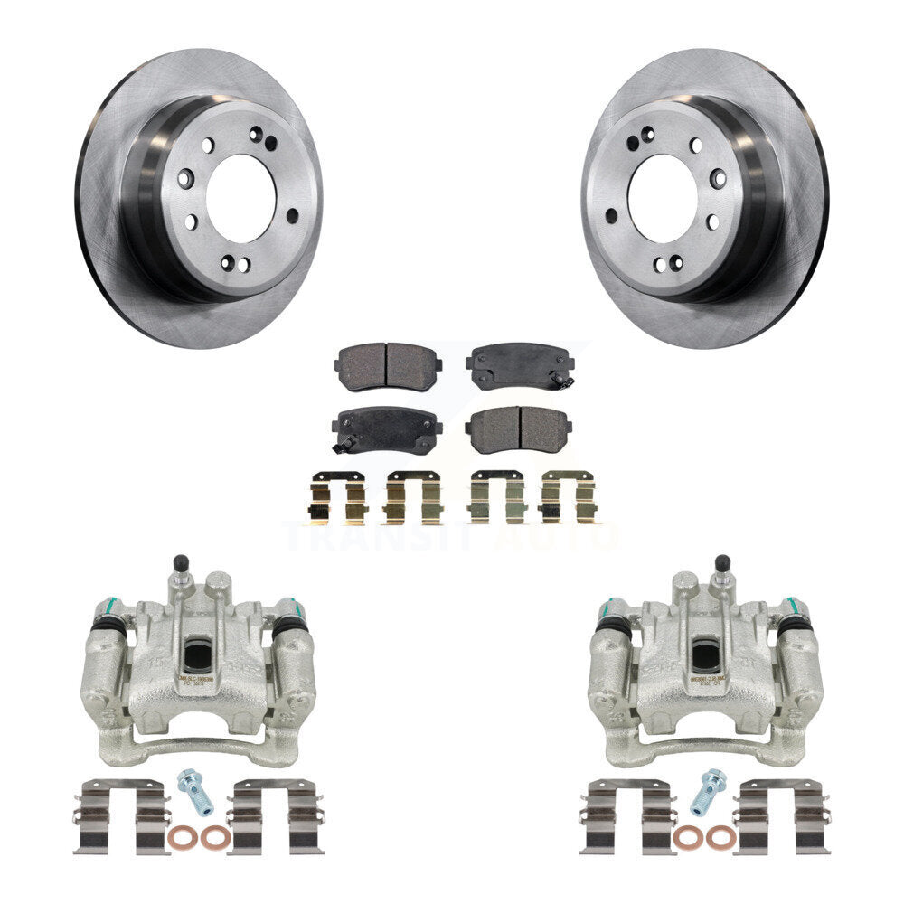 Transit Auto KC8-100590P Disc Brake Kit for 2010-2016 Kia Sportage, Hyundai Tucson - Rear product image