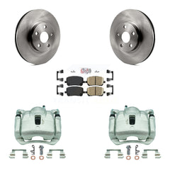 Transit Auto KC8-100591N Disc Brake Kit for 2003-2008 Pontiac Vibe, Toyota Corolla, Toyota Matrix - Front product image