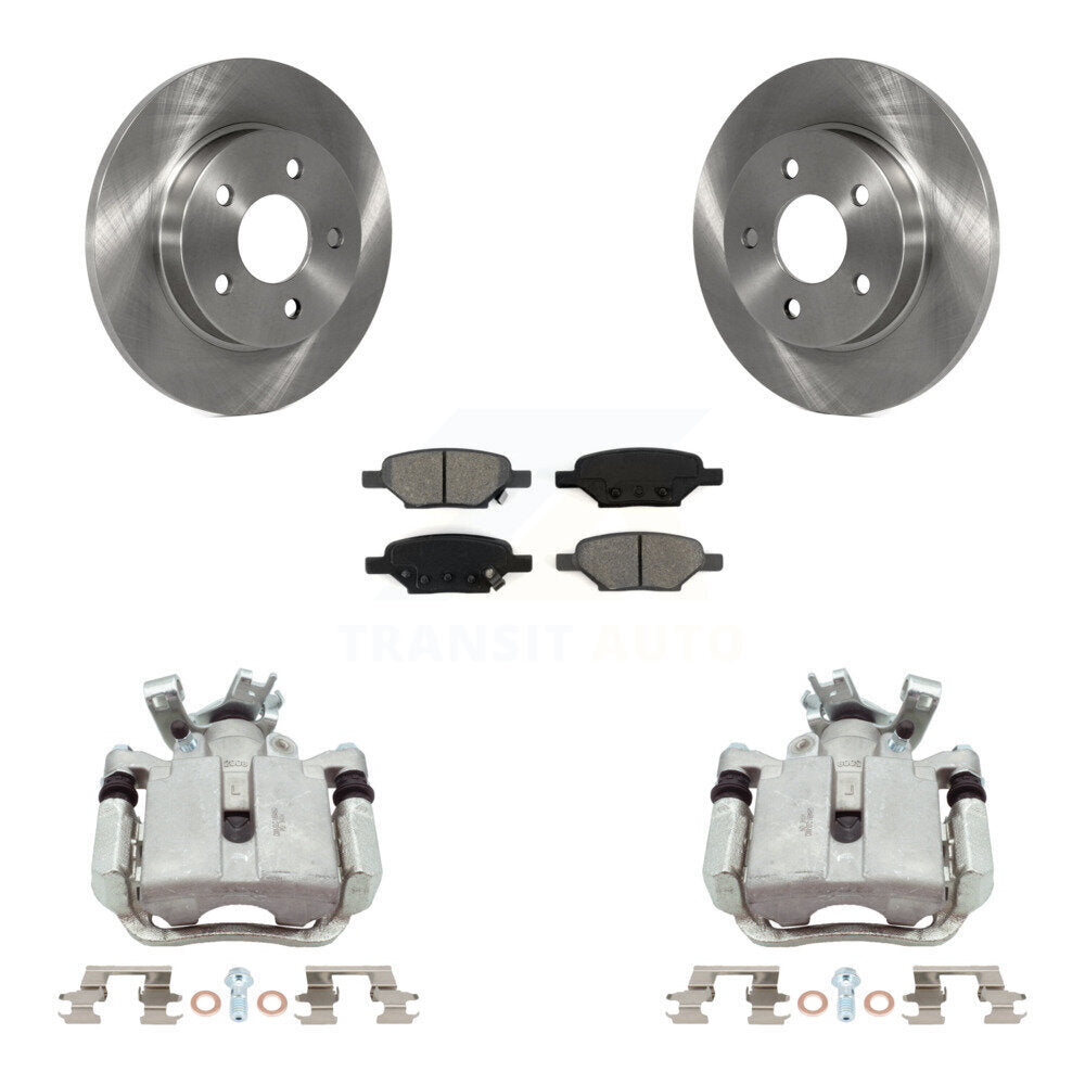 Transit Auto KC8-100595S Disc Brake Kit for 2004-2012 Chevrolet HHR, Pontiac G5, Chevrolet Cobalt & more - Rear product image