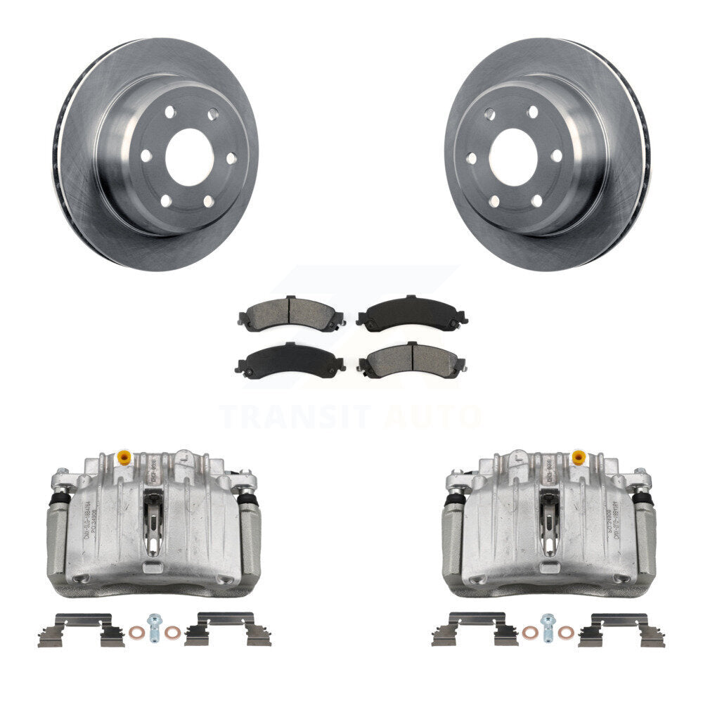 Transit Auto KC8-100596S Disc Brake Kit for 2000-2006 Chevrolet Silverado 1500, Cadillac Escalade, Cadillac Escalade ESV & more - Rear product image