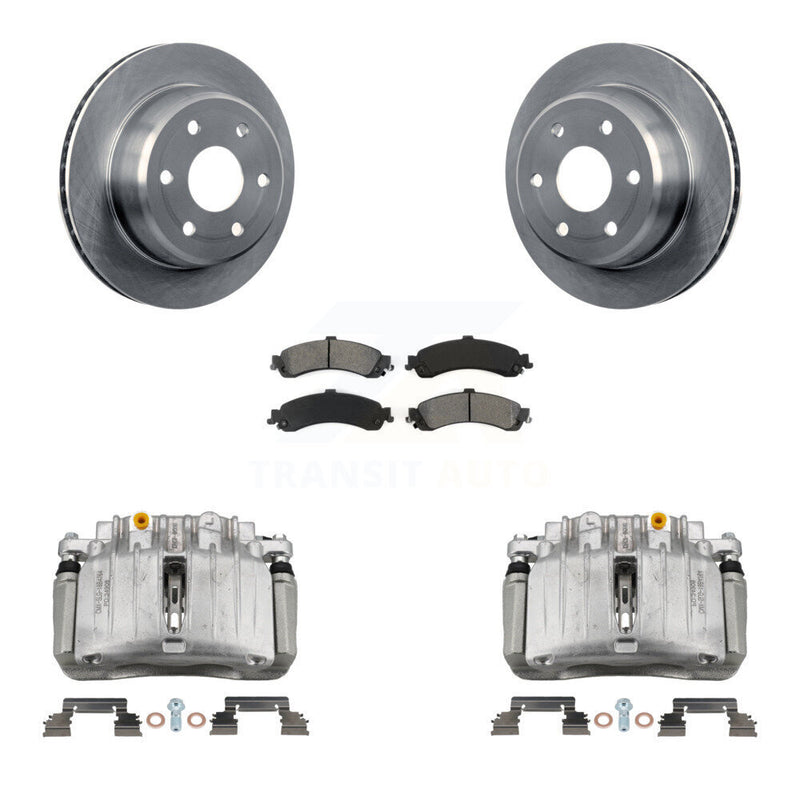 Transit Auto KC8-100596S Disc Brake Kit for 2000-2006 Chevrolet Silverado 1500, Cadillac Escalade, Cadillac Escalade ESV & more - Rear product image
