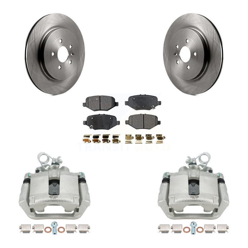Transit Auto KC8-100610P Disc Brake Kit for 2013-2019 Ford Taurus, Ford Explorer, Ford Special Service Police Sedan & more - Rear product image