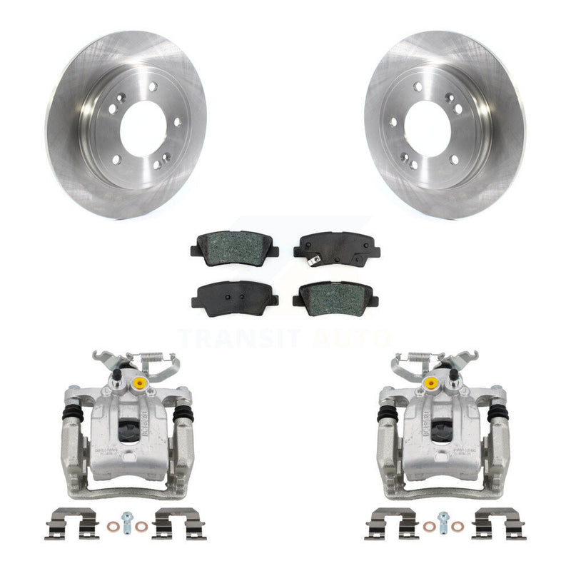 Transit Auto KC8-100610S Disc Brake Kit for 2017-2022 Kia Niro, Hyundai Elantra, Hyundai Ioniq - Rear product image