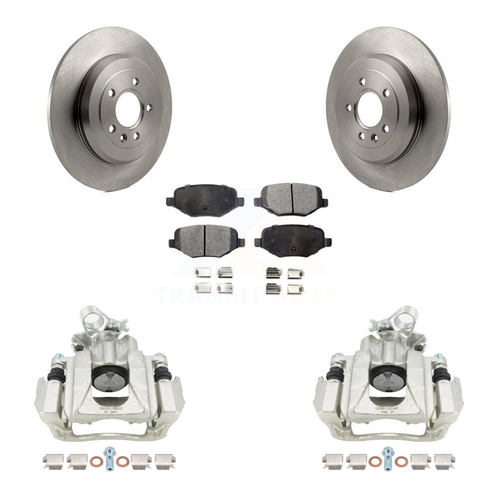 Transit Auto KC8-100611P Disc Brake Kit for 2010-2019 Ford Explorer, Ford Taurus, Ford Flex & more - Rear product image