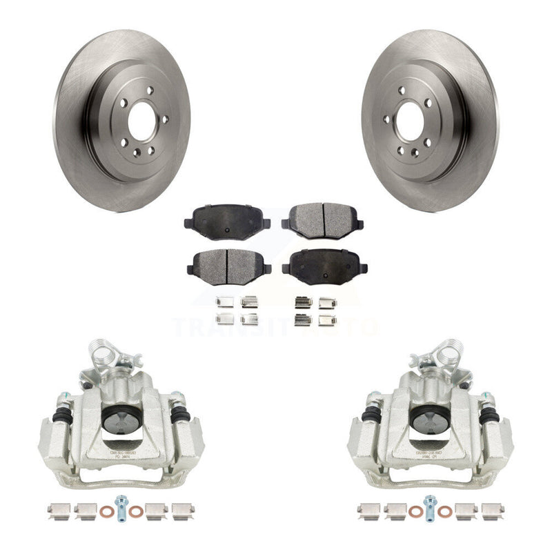 Transit Auto KC8-100611P Disc Brake Kit for 2010-2019 Ford Explorer, Ford Taurus, Ford Flex & more - Rear product image