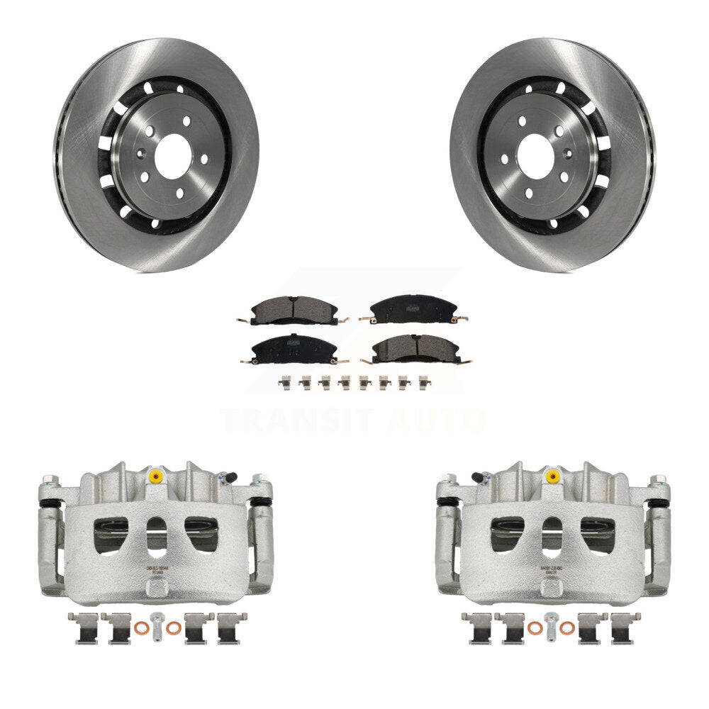 Transit Auto KC8-100614T Disc Brake Kit for 2013-2019 Ford Taurus, Ford Explorer, Ford Special Service Police Sedan & more - Front product image