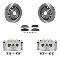 Transit Auto KC8-100614T Disc Brake Kit for 2013-2019 Ford Taurus, Ford Explorer, Ford Special Service Police Sedan & more - Front product image