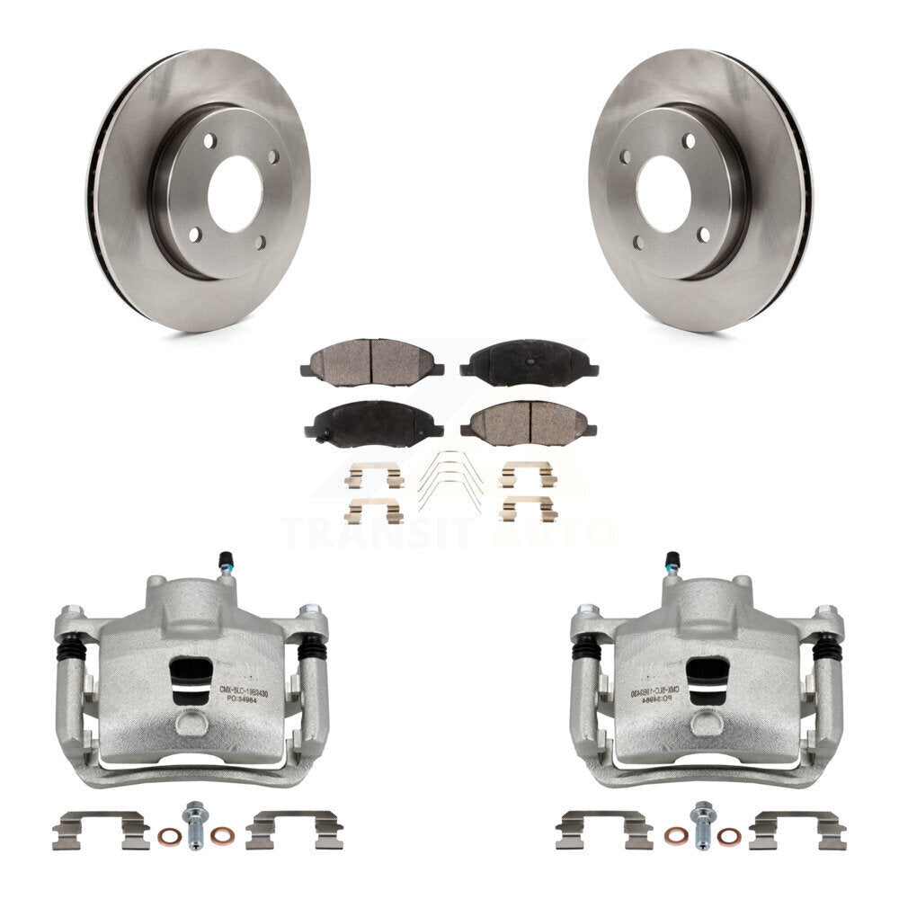 Transit Auto KC8-100623T Disc Brake Kit for 2009-2011 Nissan Versa - Front product image