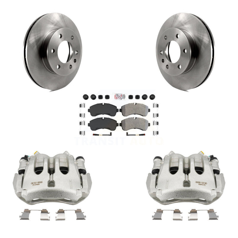 Transit Auto KC8-100624N Disc Brake Kit for 2007-2018 Mercedes-Benz Sprinter 3500XD, Mercedes-Benz Sprinter 3500, Dodge Sprinter 3500 & more - Front product image