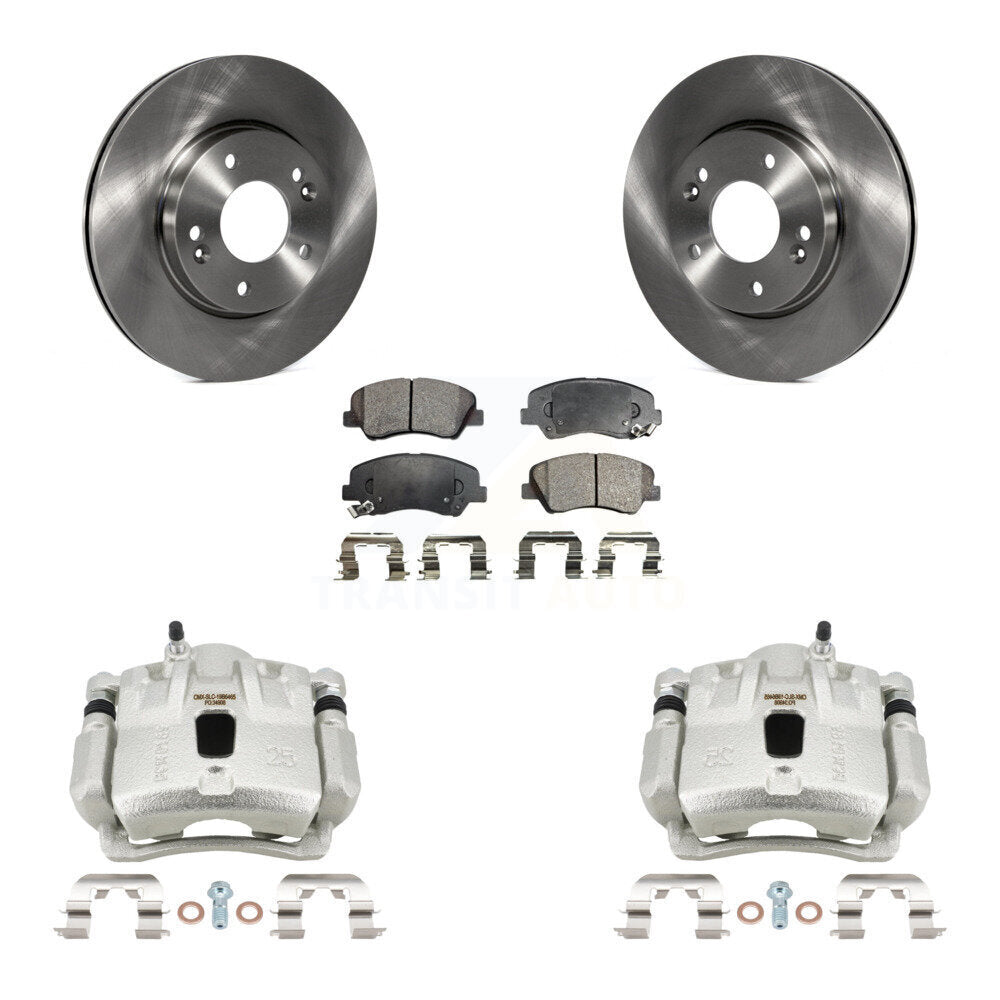 Transit Auto KC8-100625T Disc Brake Kit for 2011-2012 Hyundai Elantra - Front product image