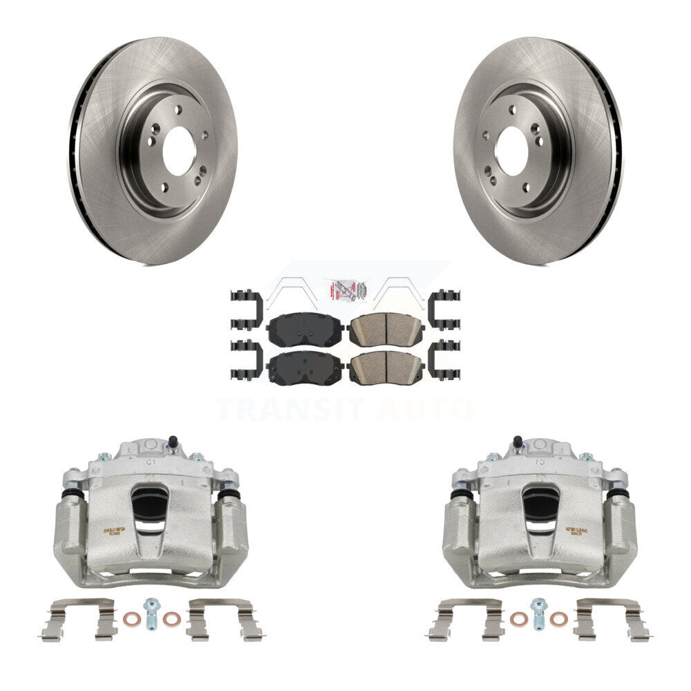 Transit Auto KC8-100630N Disc Brake Kit for 2016-2019 Kia Optima, Hyundai Sonata - Front product image