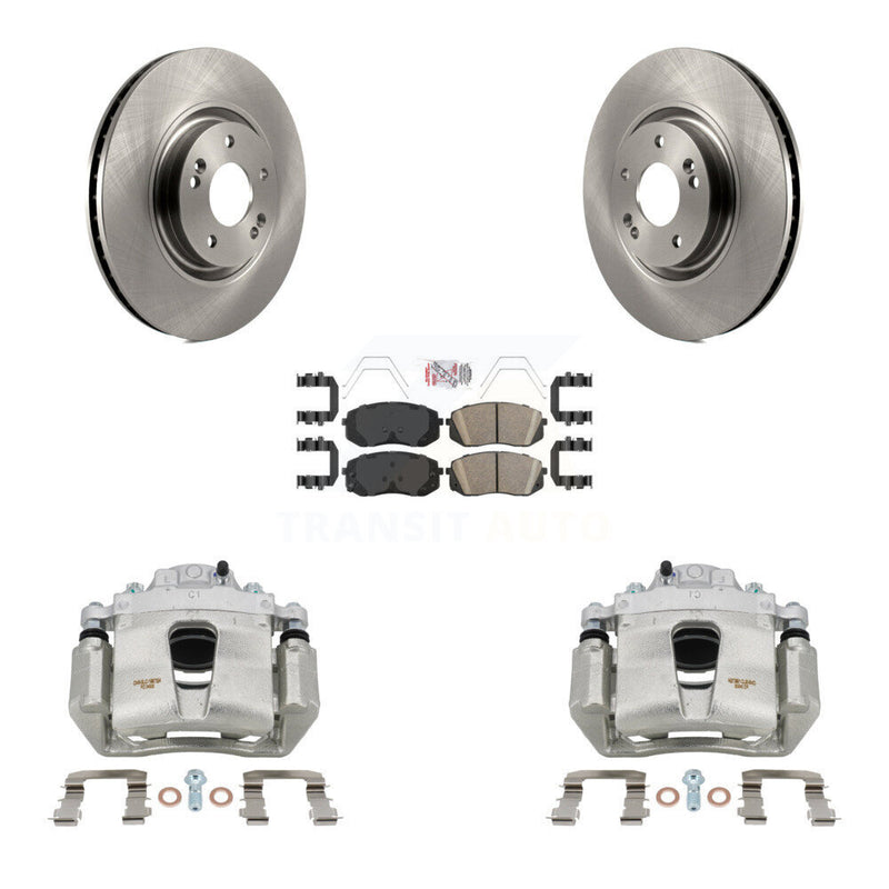 Transit Auto KC8-100630N Disc Brake Kit for 2016-2019 Kia Optima, Hyundai Sonata - Front product image