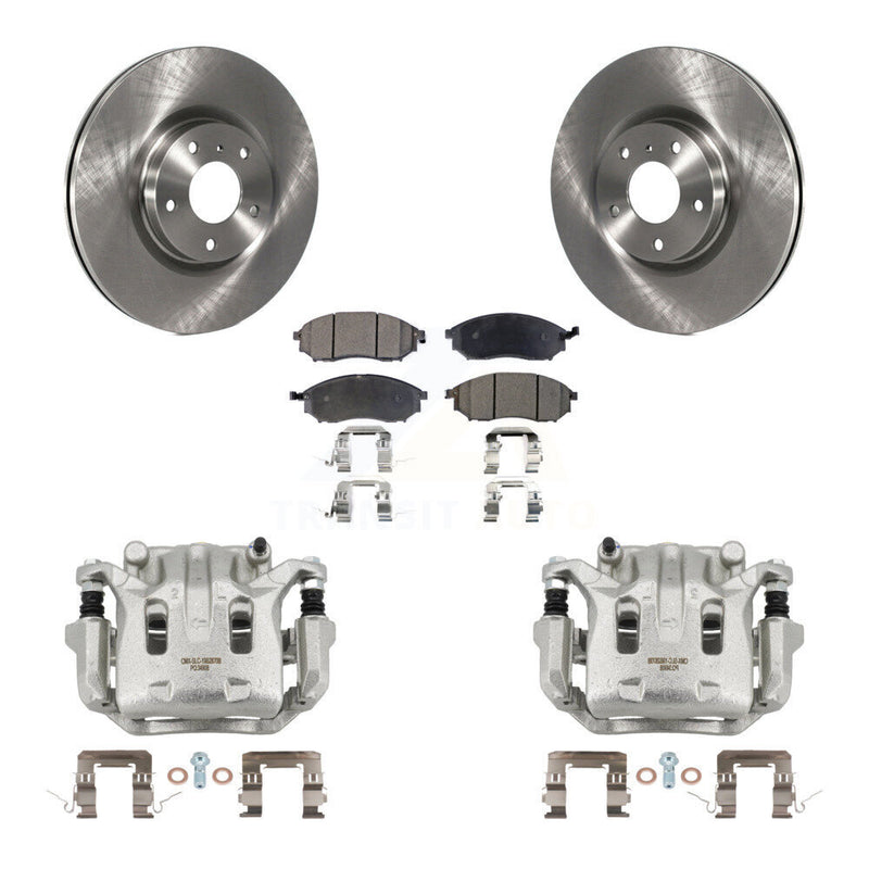Transit Auto KC8-100630T Disc Brake Kit for 2006-2020 INFINITI Q40, INFINITI Q70L, INFINITI QX70 & more - Front product image