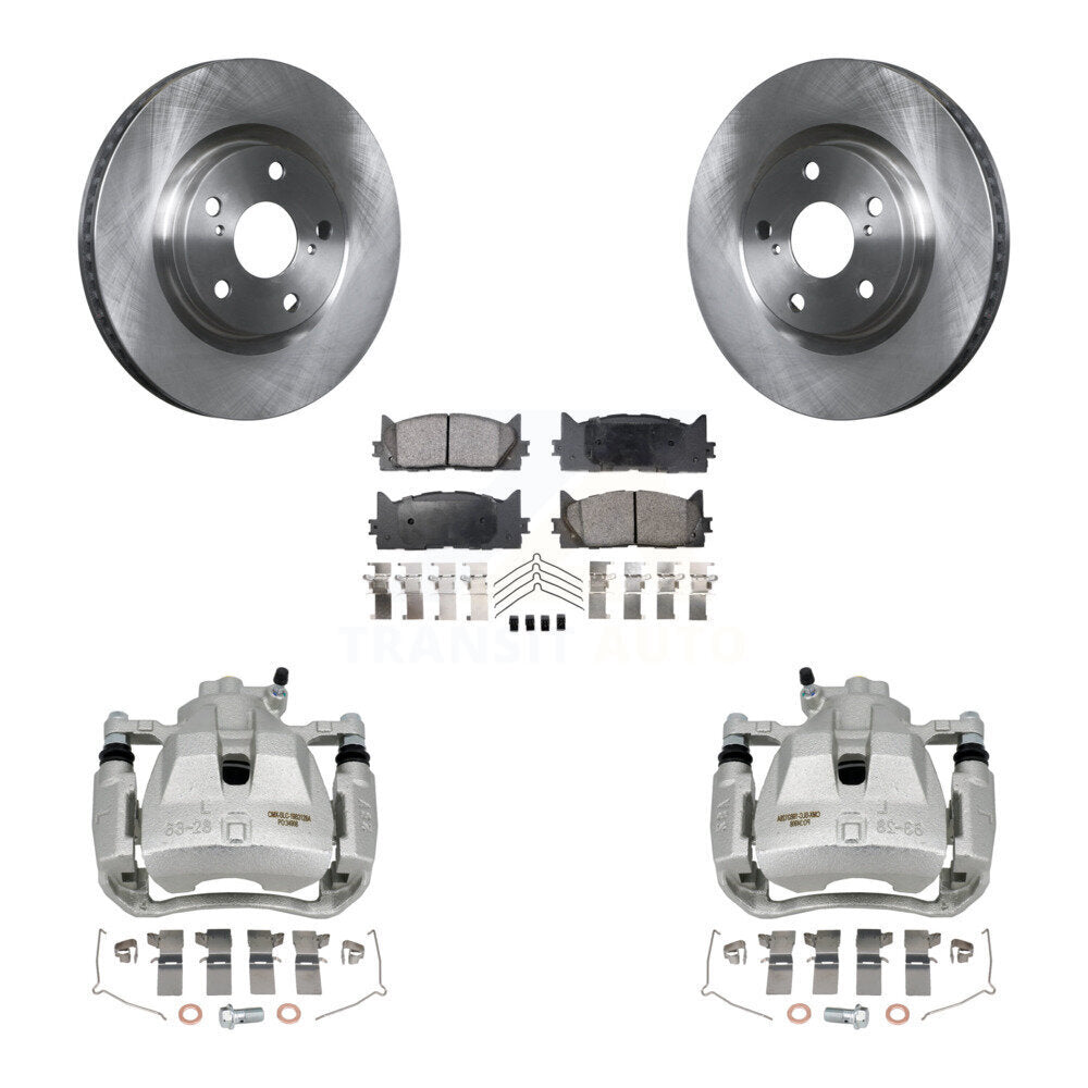Transit Auto KC8-100642T Disc Brake Kit for 2007-2018 Lexus ES300h, Toyota Avalon, Toyota Camry & more - Front product image